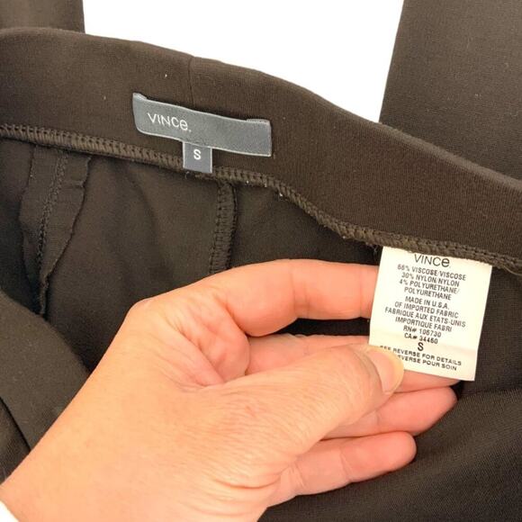 Vince Brown Pull On Ponte Leggings Size Small - Picture 3 of 5